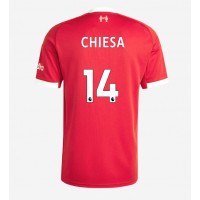 Liverpool Federico Chiesa #14 Domáci futbalový dres 2025-26 Krátky Rukáv